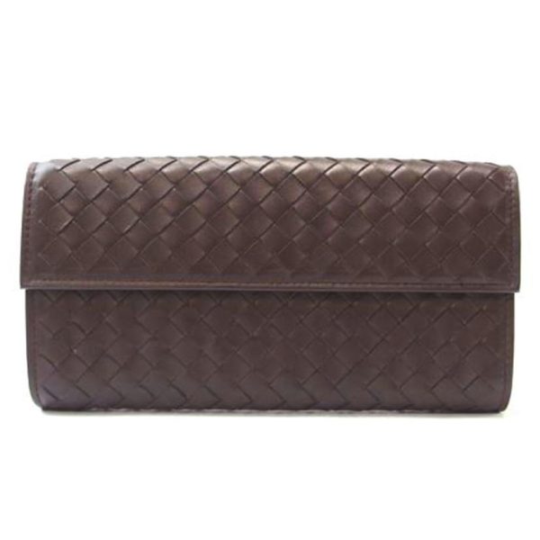 35357 1 Bottega Veneta Intrecciato Continental Wallet Black