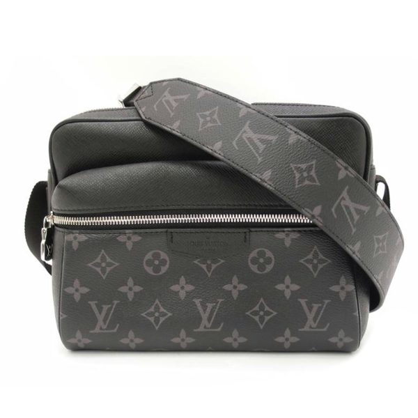 35357 1 Louis Vuitton Outdoor Messenger PM Messenger Bag Taiga Noir