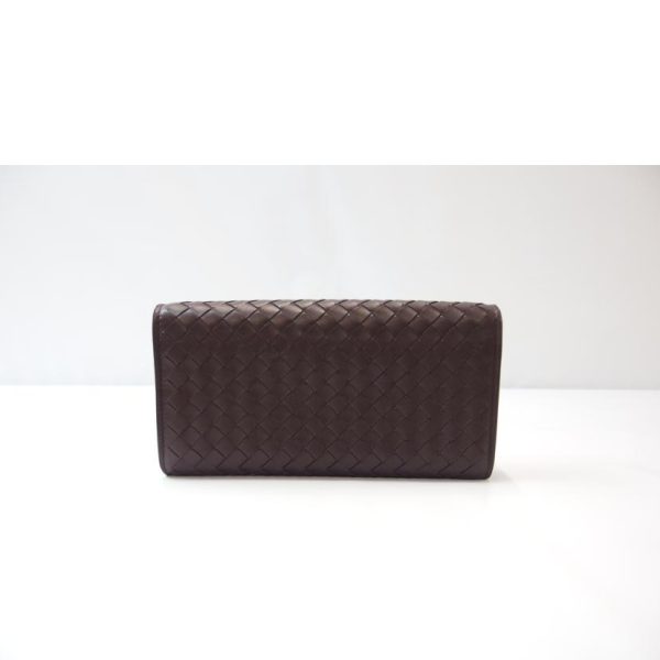 35357 2 Bottega Veneta Intrecciato Continental Wallet Black