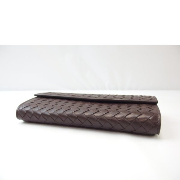 35357 3 Bottega Veneta Intrecciato Continental Wallet Black