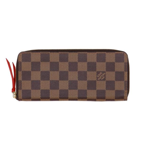 35380 1 Louis Vuitton Portefeuil Clemence Damier Wallet Sleaze