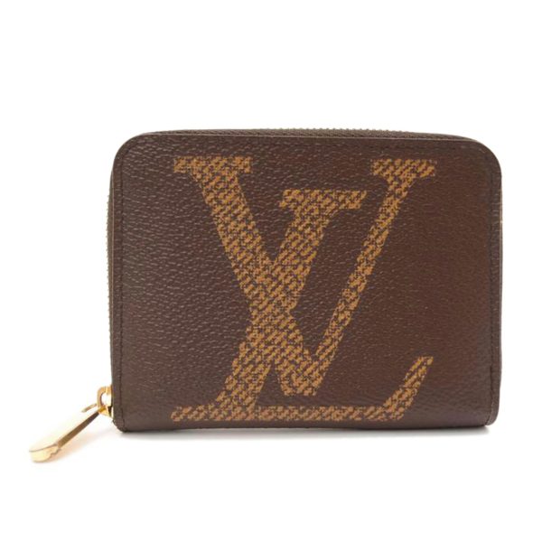 35451 1 Louis Vuitton Zippy Coin Purse Monogram Giant Brown