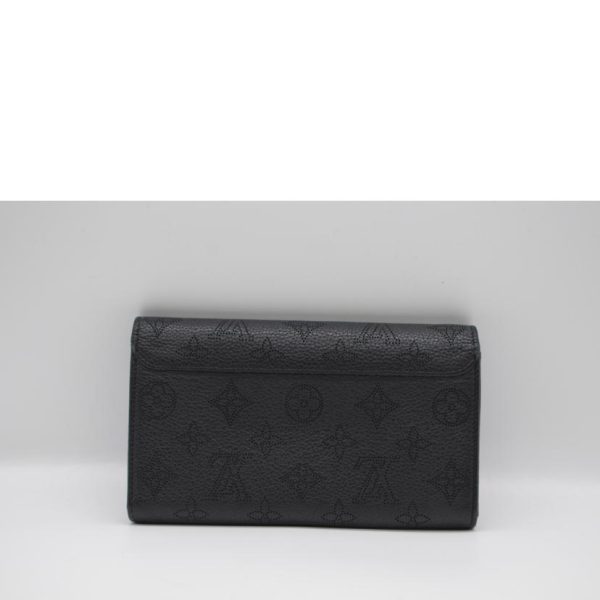 35463 2 Louis Vuitton Portefeuil Iris Wallet Monogram Mahina Noir