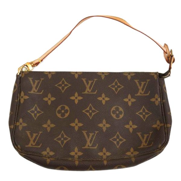 35483 1 Louis Vuitton Pochette Accessoire Bag Monogram Brown