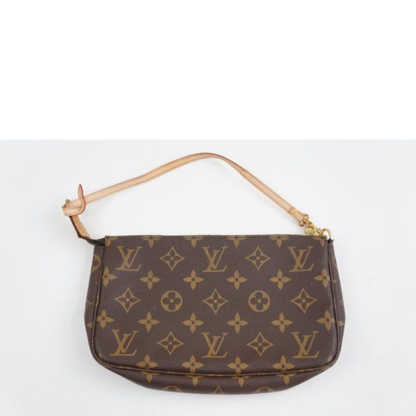 35483 2 Louis Vuitton Pochette Accessoire Bag Monogram Brown