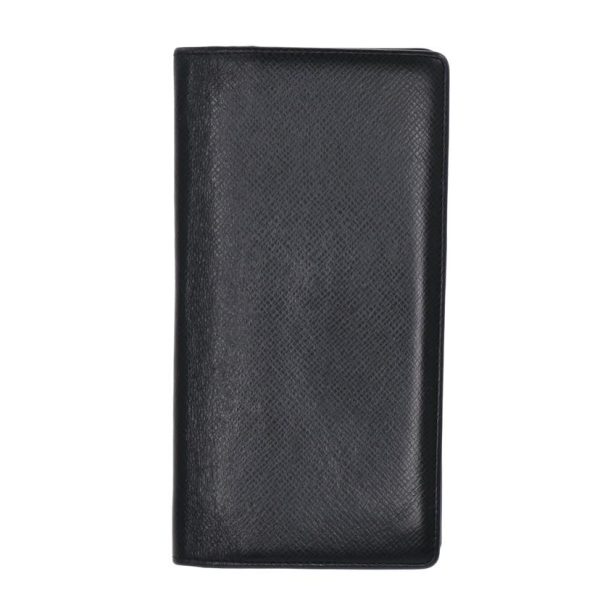 35586 2 Louis Vuitton Portefeuil Braza Taiga Ardoise Bi fold Wallet