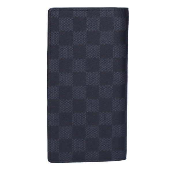 35618591a LOUIS VUITTON Long Wallet Damier Graphite Portefeuille Braza