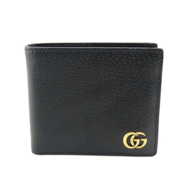 35625 1 Gucci 2 Fold Wallet Black