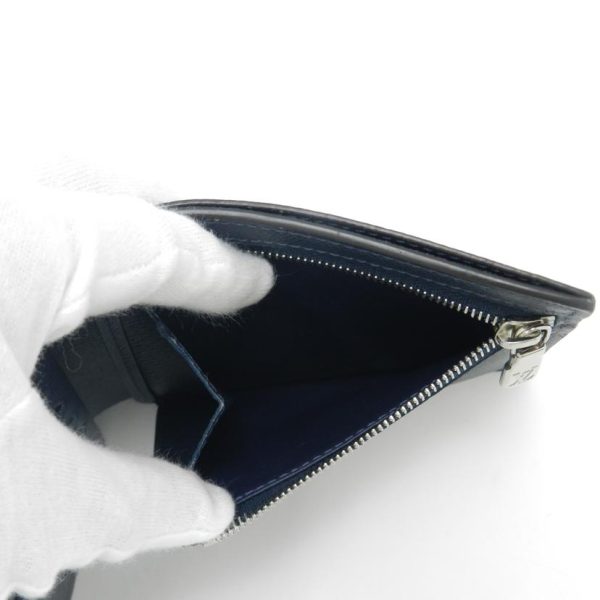 35661 7 Louis Vuitton Portefeuil Amerigo Wallet Taiga Blue Marine