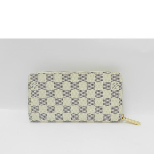 35760 2 Louis Vuitton Zippy Wallet Wallet Damier Azur