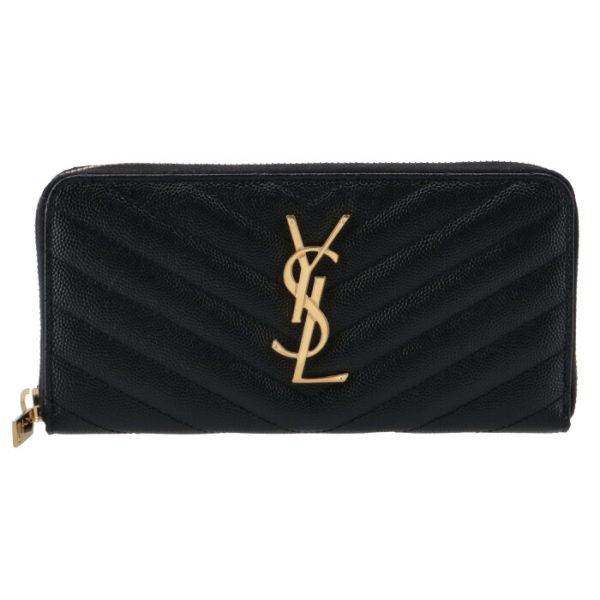 358094bow011000 1 SAINT LAURENT PARIS Wallet MONOGRAMME Long Wallet