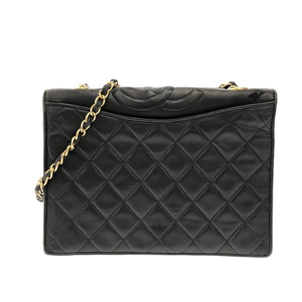 35868313 1 Chanel Matelasse Shoulder Bag Lambskin Black