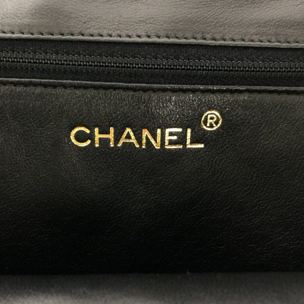 35868313 7 Chanel Matelasse Shoulder Bag Lambskin Black