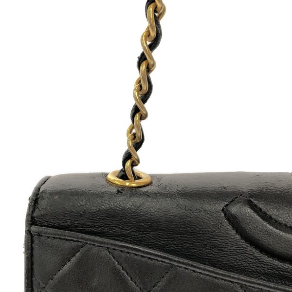 35868313 8 Chanel Matelasse Shoulder Bag Lambskin Black