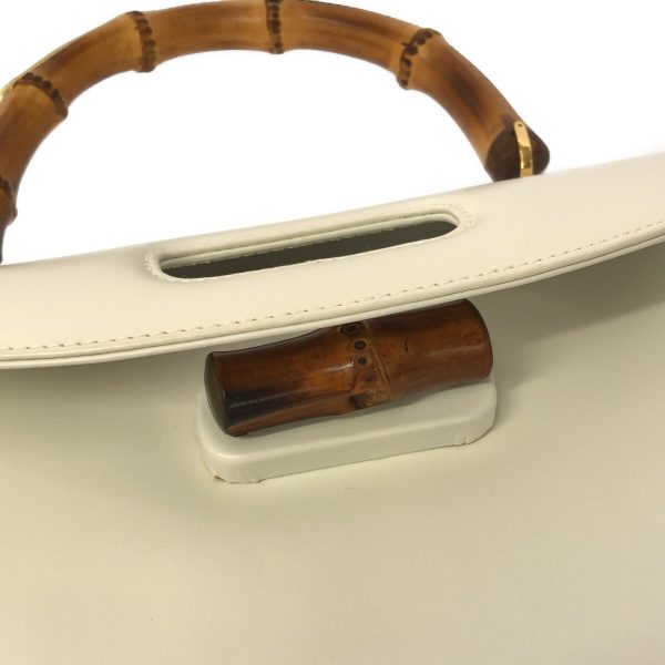 35868365 10 Gucci Handbag White Leather