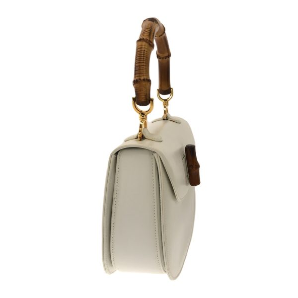 35868365 2 Gucci Handbag White Leather