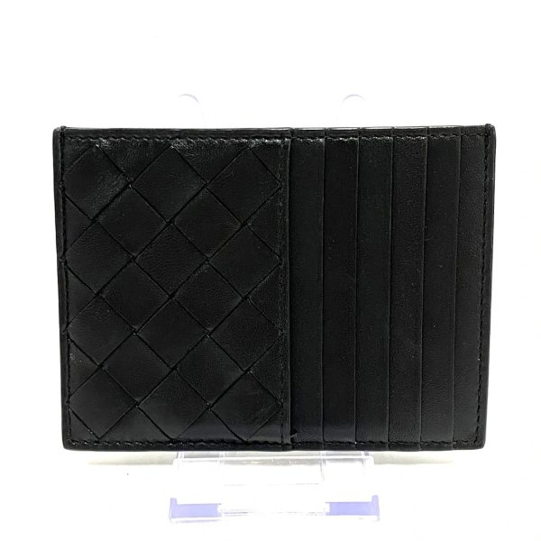 35868372 1 Bottega Veneta Intrecciato Coin Case Black Leather