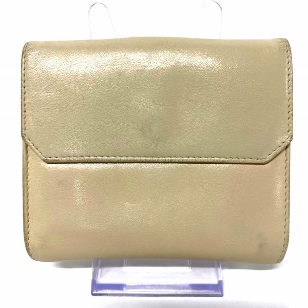 35869505 2 Loewe W Hook Wallet Leather Beige