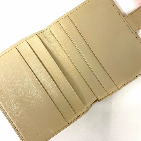 35869505 3 Loewe W Hook Wallet Leather Beige