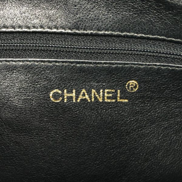 35871288 7 Chanel Shoulder Bag Lambskin Black