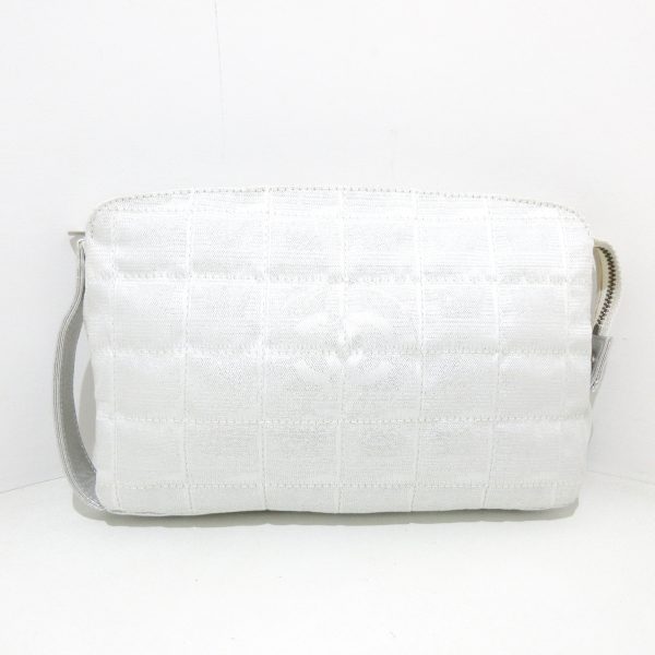 35872552 1 Chanel Bag Nylon Jacquard Silver