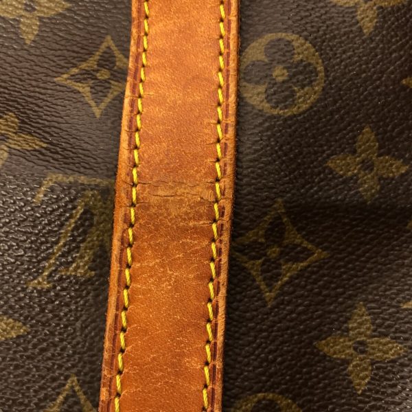 35872664 12 Louis Vuitton Keepall Monogram Canvas Boston Bag Brown