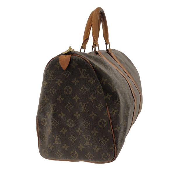 35872664 2 Louis Vuitton Keepall Monogram Canvas Boston Bag Brown