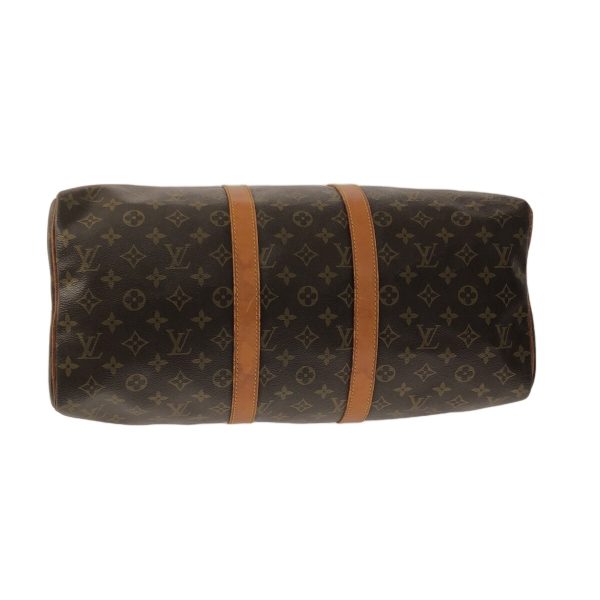 35872664 4 Louis Vuitton Keepall Monogram Canvas Boston Bag Brown