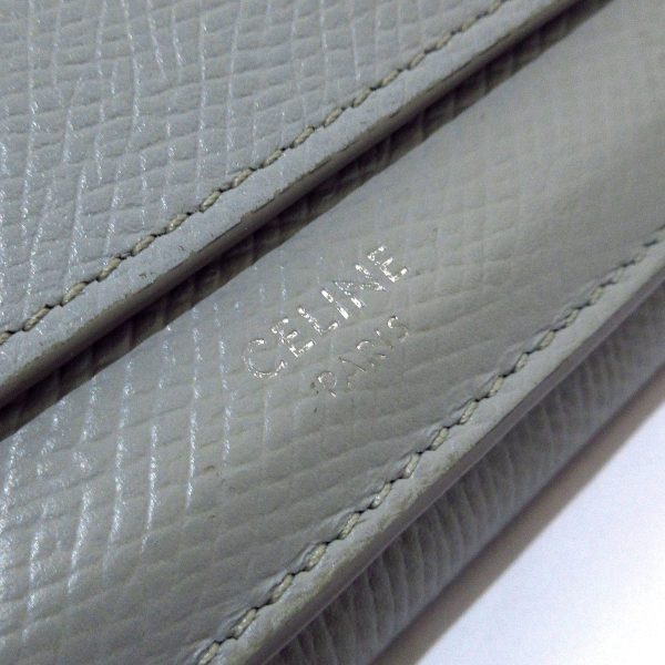 35873939 5 Celine Leather Folded Compact Wallet Blue