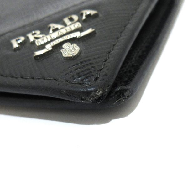 35874128 10 Prada Bifold Wallet Leather Black