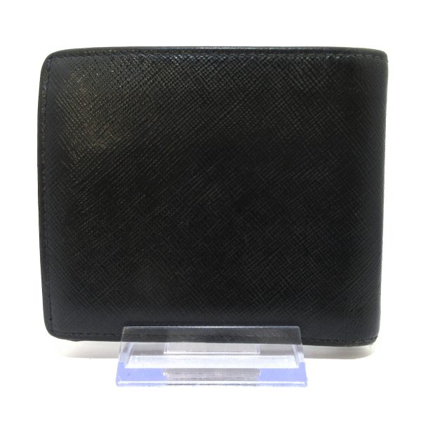 35874128 2 Prada Bifold Wallet Leather Black