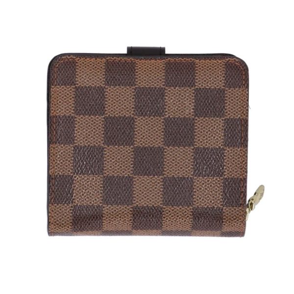 35993 2 Louis Vuitton Compact Zip Damier Wallet Ebene