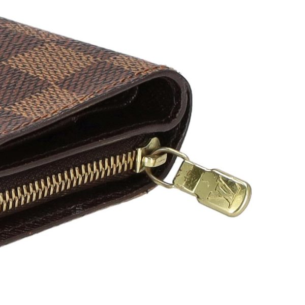 35993 4 Louis Vuitton Compact Zip Damier Wallet Ebene