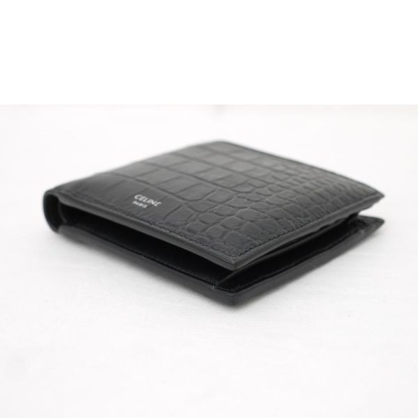 35998 3 Celine Bifold Wallet Black