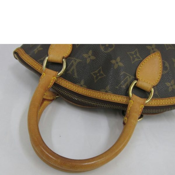 36002 3 Louis Vuitton Lockit Satchel Bag Brown