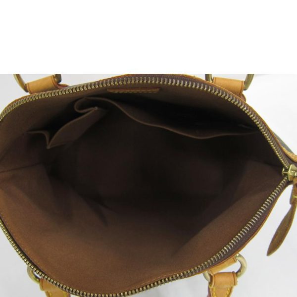 36002 5 Louis Vuitton Lockit Satchel Bag Brown