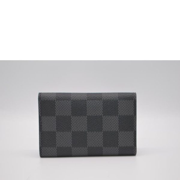 36005 2 Louis Vuitton Multicle 6 Key Holder Bag Damier Graphite