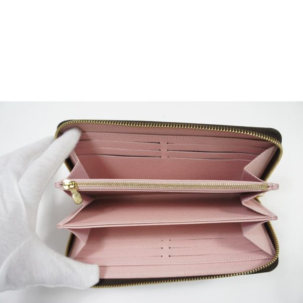 36020 4 Louis Vuitton Zippy Wallet Damier Rose Ballerine