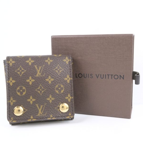 36020304 9 Louis Vuitton Jewelry Case Monogram Canvas SN0055 Pouch