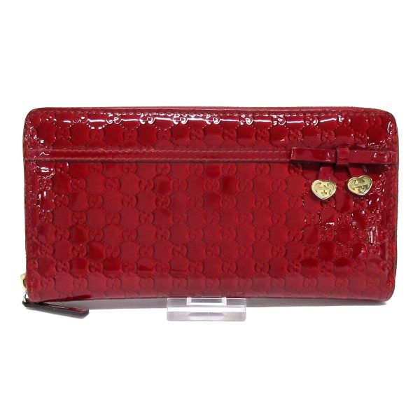 36087127 1 Gucci Candy Micro GG Long Wallet Red Enamel