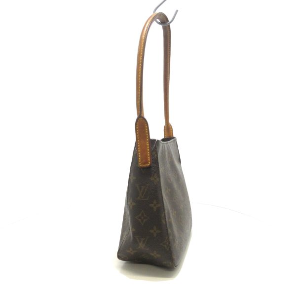 36138464 2 Louis Vuitton Looping Monogram Canvas Shoulder Bag Brown