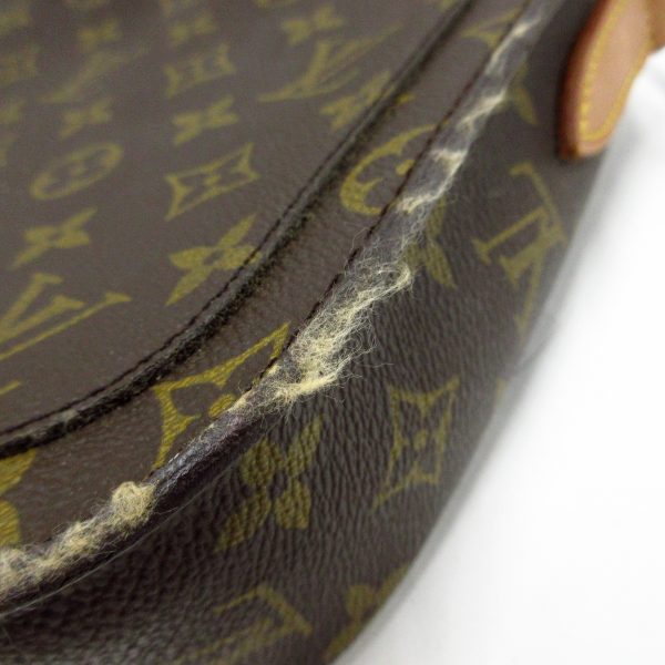 36138465 12 Louis Vuitton Saint Cloud Monogram Canvas Shoulder Bag Brown