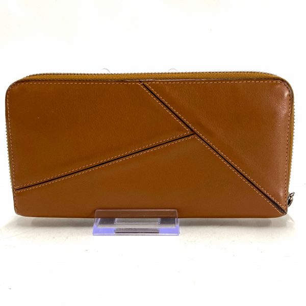 36138652 2 Loewe Puzzle Long Wallet Leather Brown