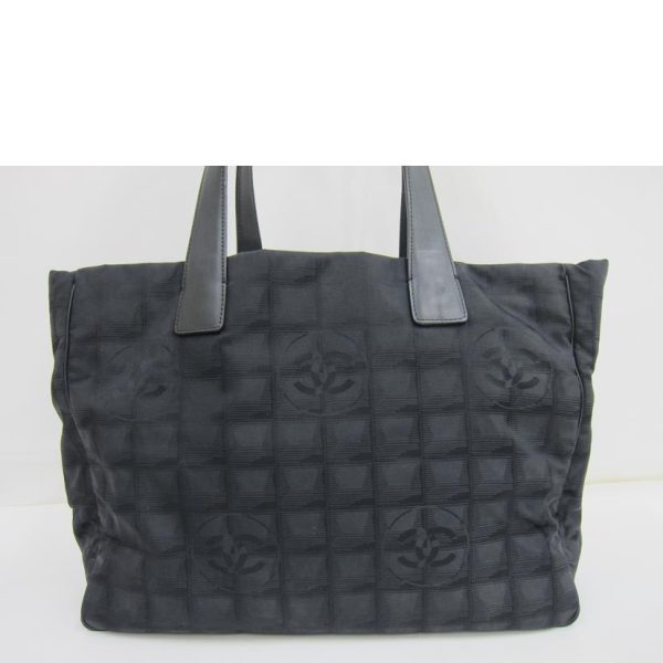 36162 2 Chanel New Travel Line Tote Black