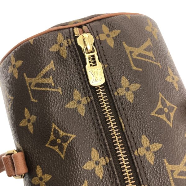 36213415 11 Louis Vuitton Old Papillon Canvas Monogram Handbag Brown