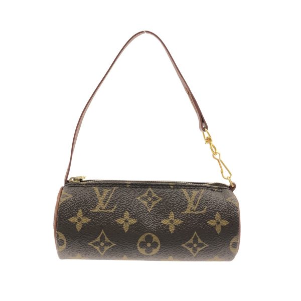 36213415 12 Louis Vuitton Old Papillon Canvas Monogram Handbag Brown