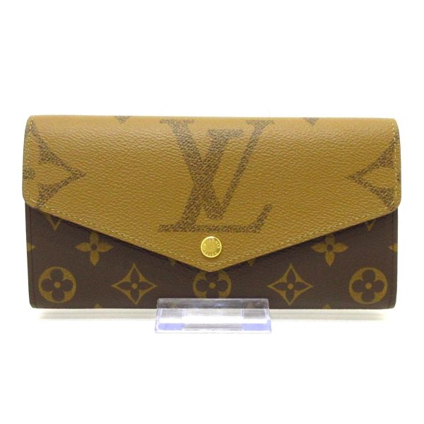 36215391 1 Louis Vuitton Portefeuille Sara Canvas Long Wallet Brown