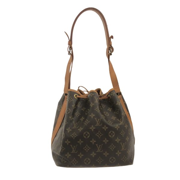 36364605 3 Louis Vuitton Noe Monogram Canvas Shoulder Bag Brown