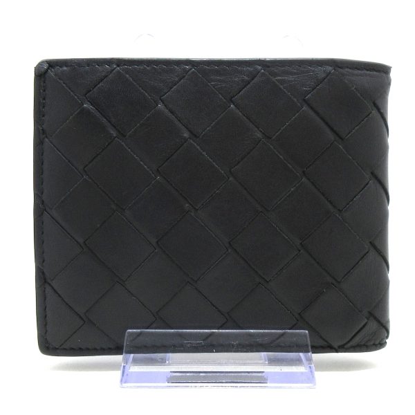 36399581 2 Bottega Veneta Maxi Intrecciato Bifold Wallet Black Leather