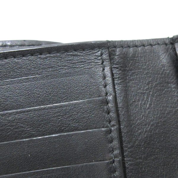 36399581 6 Bottega Veneta Maxi Intrecciato Bifold Wallet Black Leather